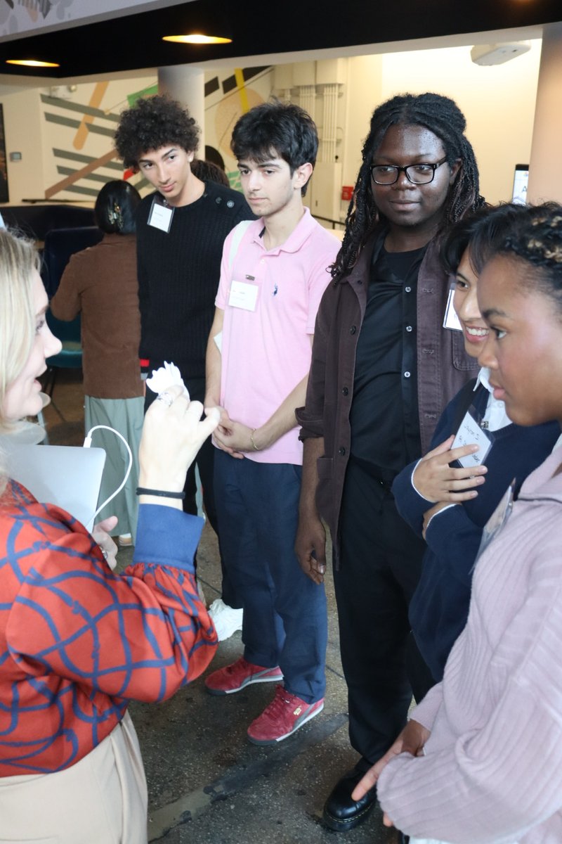 Julia Demoing to Students and Giving ESAI access codes